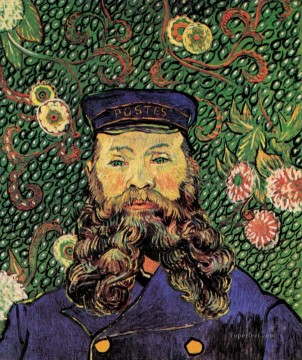 Retrato del cartero Joseph Roulin Vincent van Gogh Pinturas al óleo